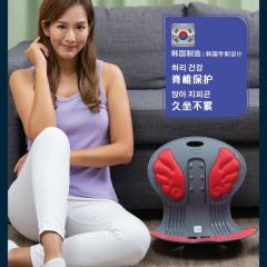 量品韩国进口矫正坐垫学生坐姿坐垫花瓣办公室护腰久坐神器汽车坐垫 矫正坐垫-黑色